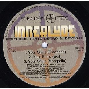 レコード】INNERLUDE feat Tanto Metro & Devonte - YOUR SMILE / DO