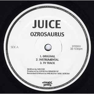 レコード】OZROSAURUS - JUICE 12