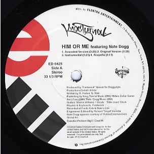 レコード】KNOC-TURN'AL feat Nate Dogg - HIM OR ME / LOVE LA 12