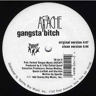 Apache Ain't Shit 12インチ レコード レコード】APACHE - GANGSTA BITCH / APACHE AIN'T SHIT (RI) 12