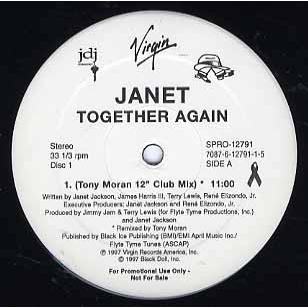 レコード】JANET JACKSON - TOGETHER AGAIN (W-PUCK PROMO) 2x12