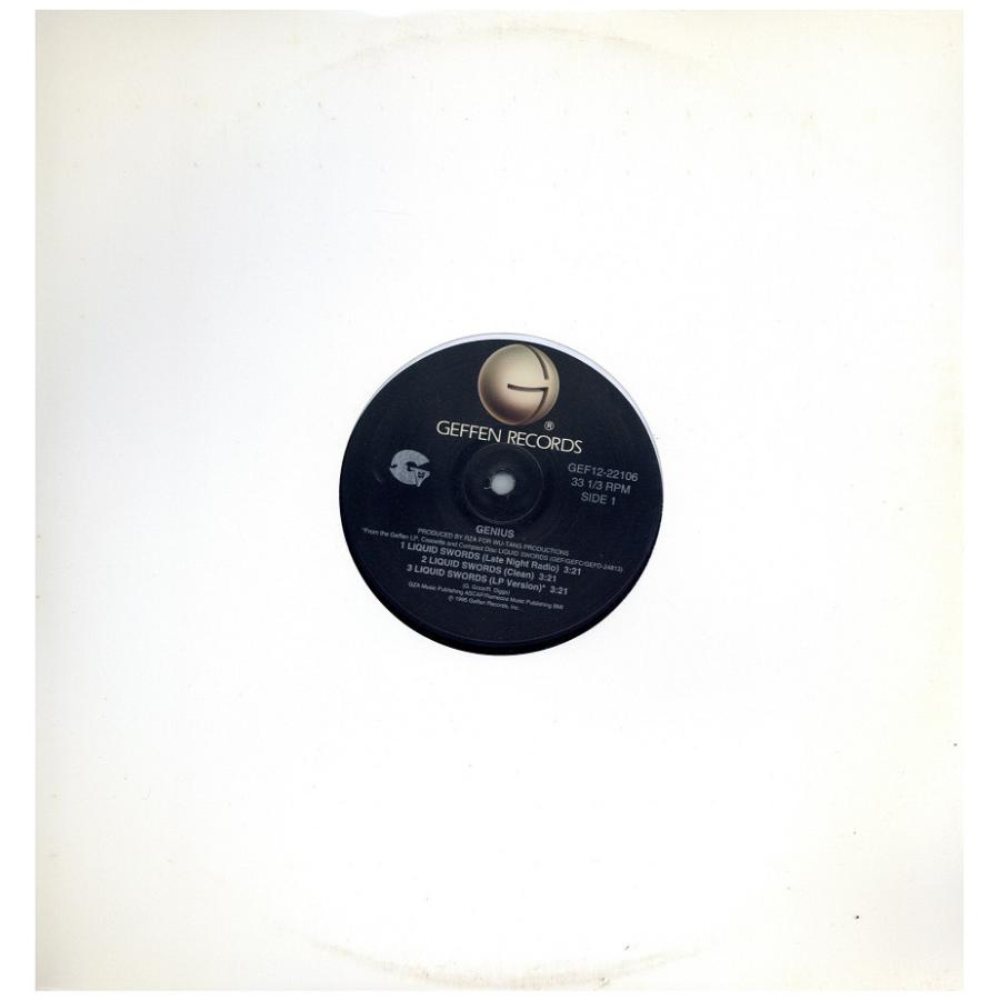 レコード】GENIUS/GZA - LIQUID SWORDS / LABELS (RI) 12