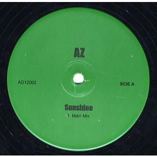 レコード】AZ - SUNSHINE / WHAT'S THE DEAL-REMIX 12