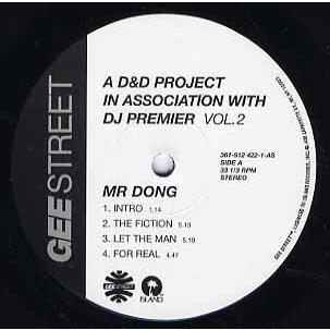 洋楽 12' Mr Dong A D&D DJ Premier Vol. 2 レコード 12' Mr Dong A D&D DJ Premier Vol. 2