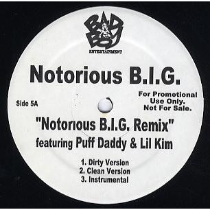 Notorious B.I.G. Remix レコード レコード】THE NOTORIOUS B.I.G feat Lil Kim, P Diddy - B.I.G.-REMIX
