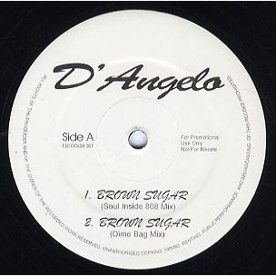 レコード】D'ANGELO - BROWN SUGAR (UK REMIXES) 12
