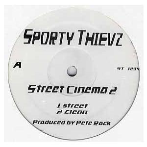 【レコード】SPORTY THIEVZ - STREET CINEMA 2 (Prod By Pete Rock) 12" US 2000年リリース｜freaksrecords-2