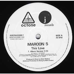 MAROON 5/THIS LOVEレコード12