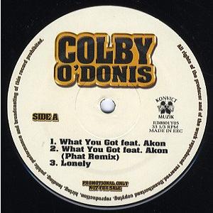【レコード】COLBY O'DONIS feat AKON - WHAT YOU GOT / LONELY (BEST SAMPLER) EP JAPAN 2008年リリース