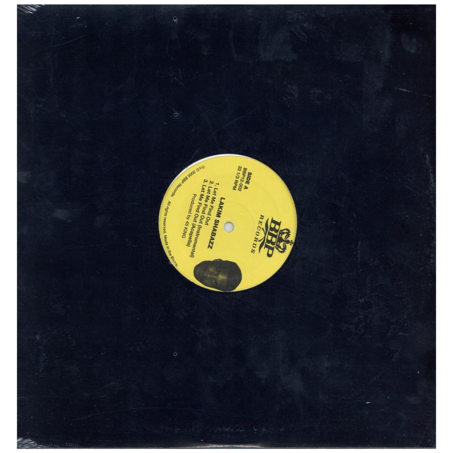 レコード】LAKIM SHABAZZ - LET ME FIND OUT 12