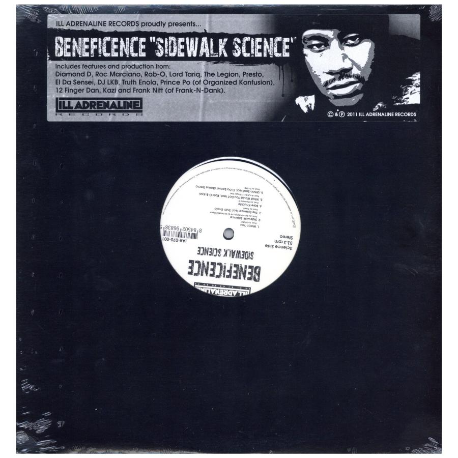 洋楽 BENEFICENCE - SIDEWALK SCIENCE LP レコード】BENEFICENCE - SIDEWALK SCIENCE LP US 2011年