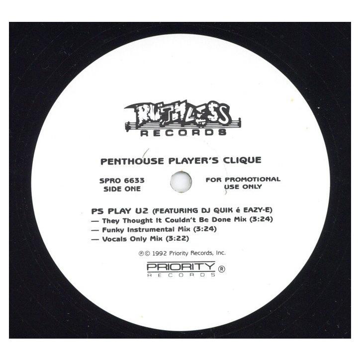 レコード】PENTHOUSE PLAYERS CLIQUE - PS PLAY U2 / P.L.F. 12