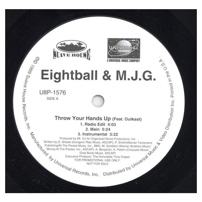 【レコード】EIGHTBALL & MJG feat Outkast THROW YOUR HANDS UP 12" US 1999年