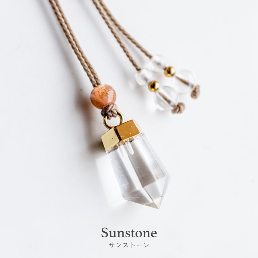 水晶 ネックレス クリスタル 天然石 ペンダント ゴールド 浄化