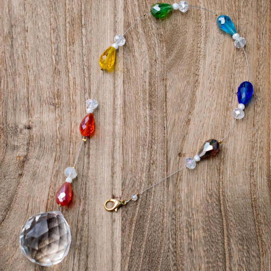 サンキャッチャー 虹 30mm レインボーイメージ 七色 プリズム : Freaky