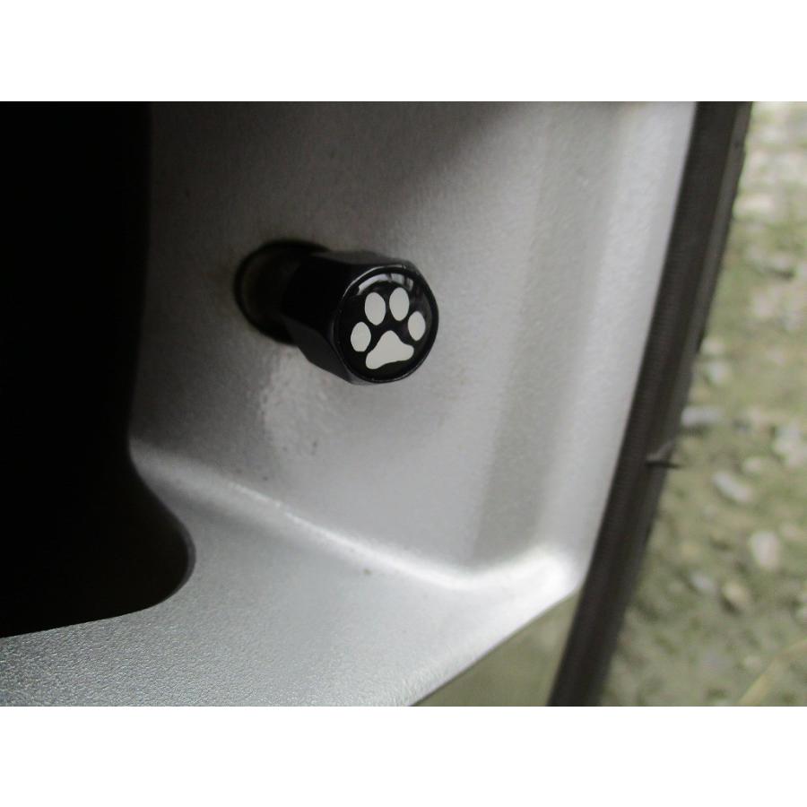 エアバルブ キャップ 肉球 足跡 5個セット(1個予備) 可愛いペット |  | 06