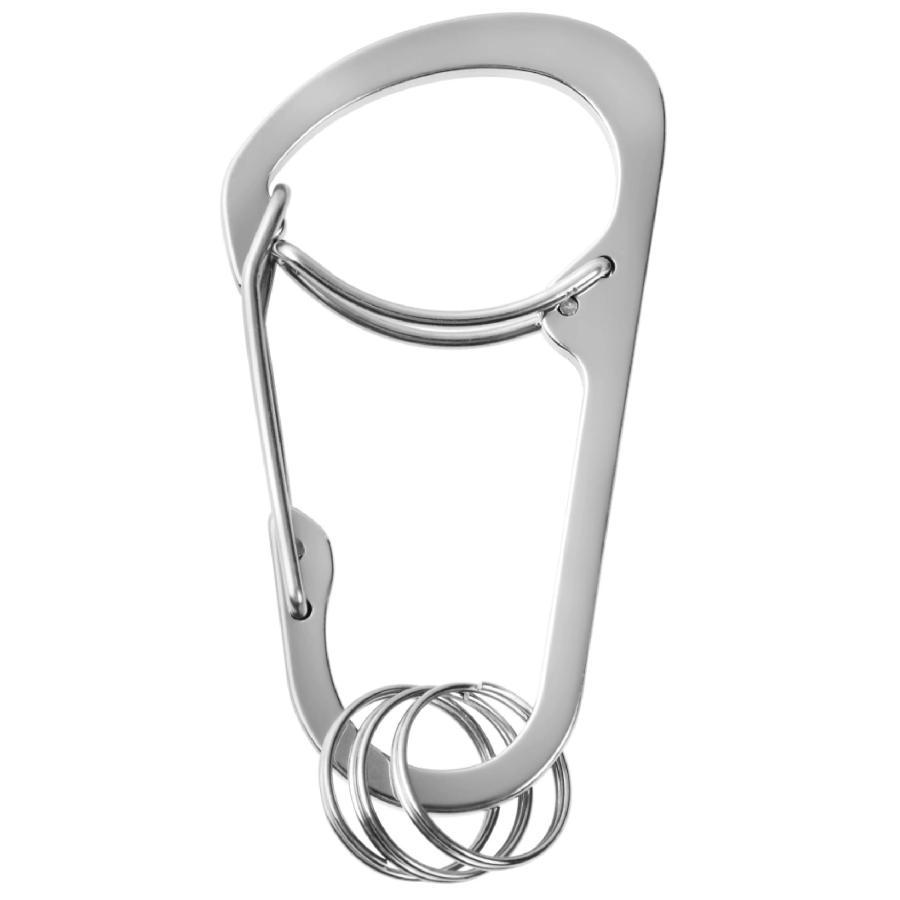 カラビナ ロック付き キーホルダー ステンレス |  | 05