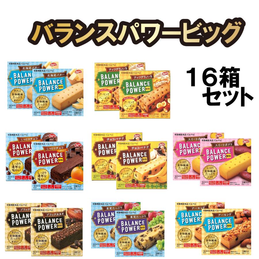 バランスパワー ビッグ 16箱(64本) 栄養補助食品 バー ハマダ