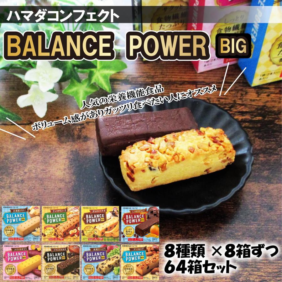 バランスパワー ビッグ 64箱(256本) 栄養補助食品 バー ハマダ