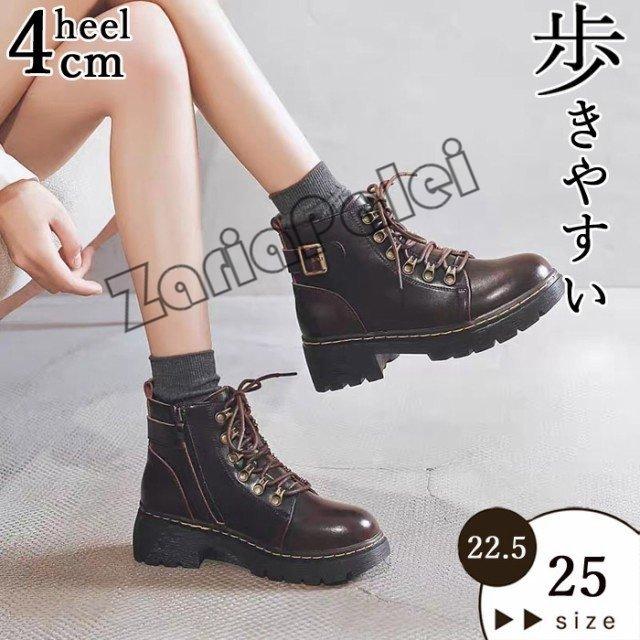 ショートブーツ 太ヒール 厚底ハイヒール 美脚 太めヒール ハイブーツ レディースシューズ ブーツ 秋冬靴 歩きやすい 秋冬 袴 チャンキ nvxue04 フリーアース 通販 Yahoo ショッピング