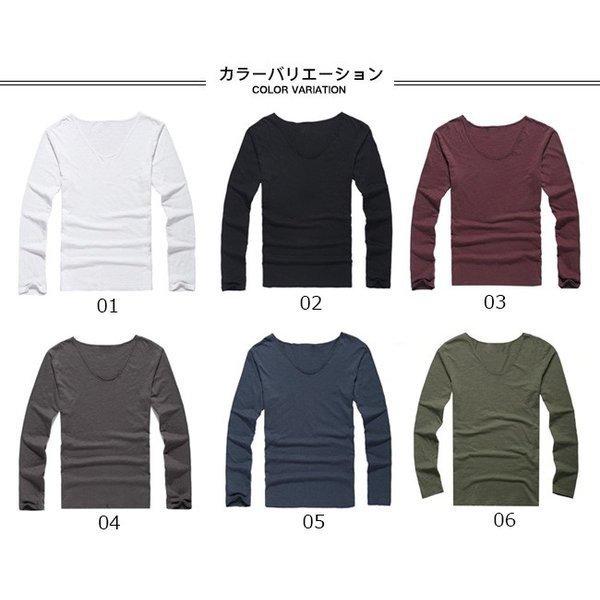 ビッグ割引 長袖 無地 カットソー Tシャツ メンズ 新作 送料無料 秋冬新作 春 冬 秋 トップス ラウンドネック 半袖 カラー 2 Www Cognitiva La