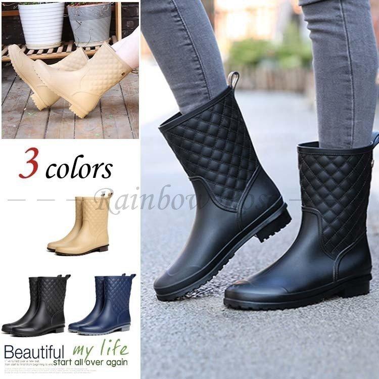 レインブーツ レディース おしゃれ レインブーツ ショート 大きいサイズ レインシューズ 雨靴 ガーデニングブーツ 長靴 Ffyuju34 フリーアース 通販 Yahoo ショッピング