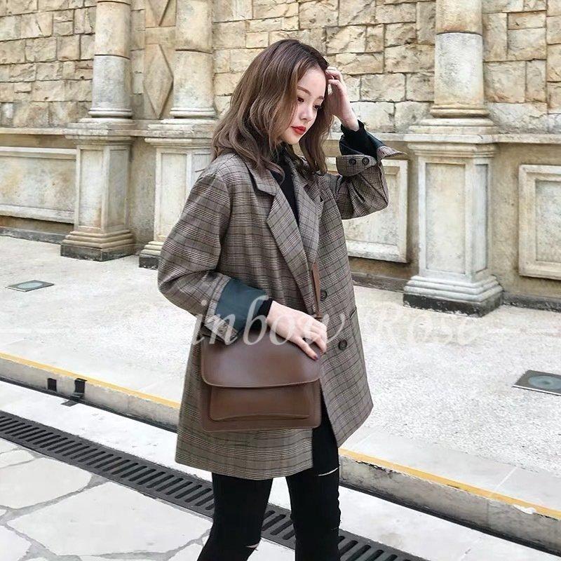 トレンチコート レディース 春 スプリングコート チェック柄 ロング丈 ジャケット ブレザーダッフルス アウター 通勤キレイめ 17年最新入荷