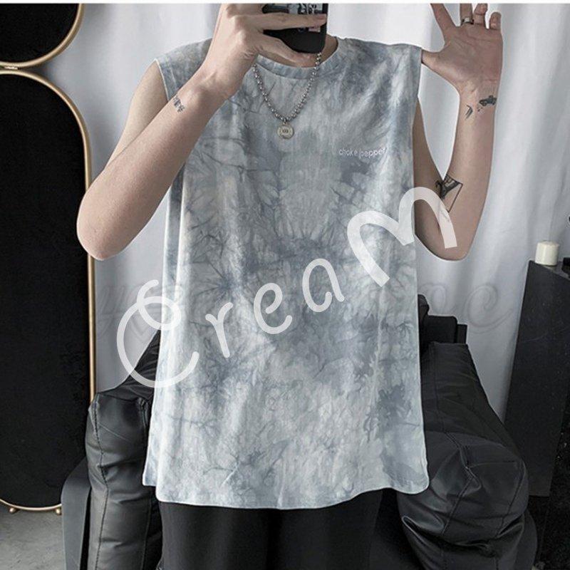 低価格 インナー カジュアル トップス 人気新作 ノースリーブ プリント メンズ タンクトップ ゆったり きれいめ 夏用 通勤 かっこいい タンクトップ カラー Color1 Www We Job Com