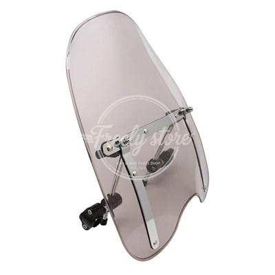 【並行輸入品】汎用バイクフロントガラスフロントガラス2225mmハンドルバー取り付けライディングアクセサリー_2