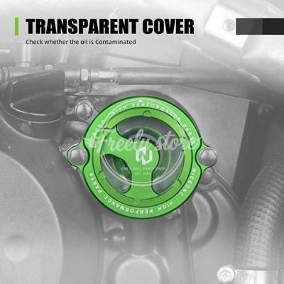 【並行輸入品】NICECNC バイクオイルフィルターカバーキャップ Kawasaki KLR650 KLR 650 1987-2024 2023 2022 2021 2020 2019 2018 2017 2016 2015 2014