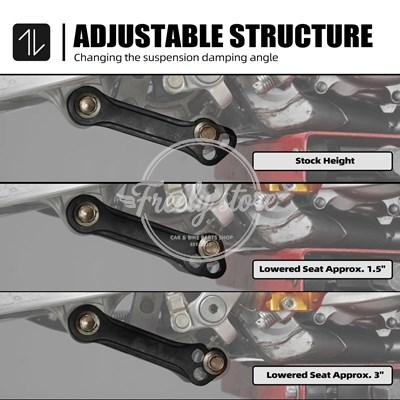 【並行輸入品】NICECNC スズキ DRZ400SM DRZ400S DRZ400E DRZ 400 DR-Z 400SM 400S 400E DR-Z 400 2000-2024 マルチレベル下降リンクキット_2