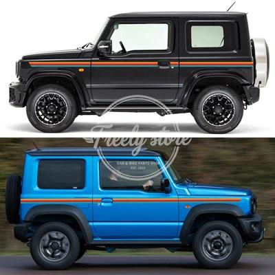 & EcoJB64JB74用インナーフレーム&ステッカーセット 並行輸入品】車 ステッカースズキジムニー JB74W JB64W 車体ストライプ