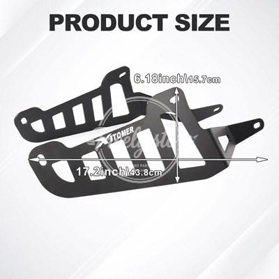 【並行輸入品】バイクサイドラゲッジラックホンダ CB500X 2019 2020 2021 2022 2023 サドルバッグサポートバーマウントブラケットサイドパニアラック_2