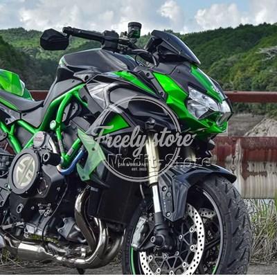 並行輸入品】バイクサイドウィングレットスポイラーカワサキ ZH2 Z H2