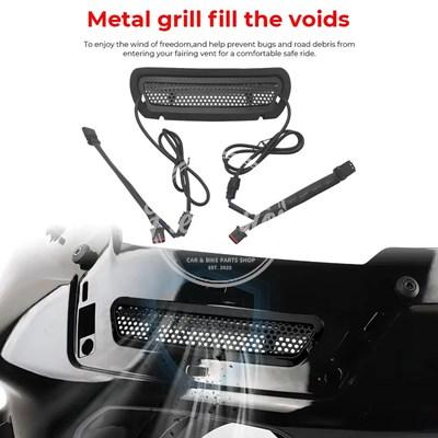 並行輸入品】1PC LED フェアリングライトフロントヘッドライトベント