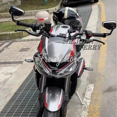 並行輸入品】バイクハンドルバーバックミラーバーエンドミラーロケット