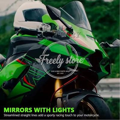 並行輸入品】バイクアクセサリーバックミラーウインカー LED カワサキ