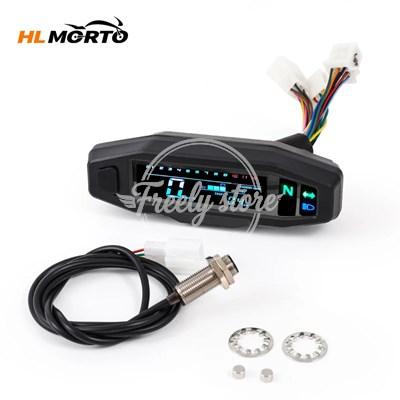 並行輸入品】汎用バイクスピードメーターデジタルスピードメーターLED