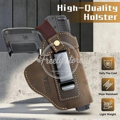 並行輸入品】2025年 IWB/OWB レザーホルスター グロック17/19/23/26/42