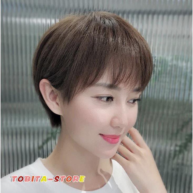 当店だけの限定モデルボブ フルウィッグ 人毛 おしゃれ 女性用 通気性