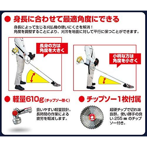 ニシガキ工業(Nishigaki Industrial) 刈払機用アタッチメント 曲太郎 N-798｜free-store78｜06