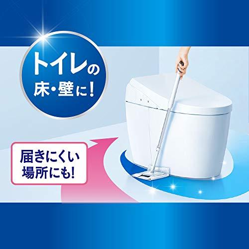 クイックルミニワイパー(トイレクイックルニオイ予防シトラスミントの香り1枚入りが同梱)ひざをつかずにラクラクきれい｜free-store78｜04