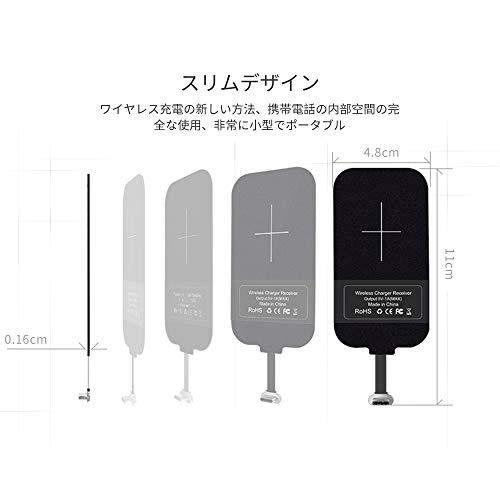 Nillkin スマホ対応ワイヤレスレシーバーシート アダプタ 置くだけで Qi(チー) 規格 USB Type-C端子対応 Android (｜free-store78｜07