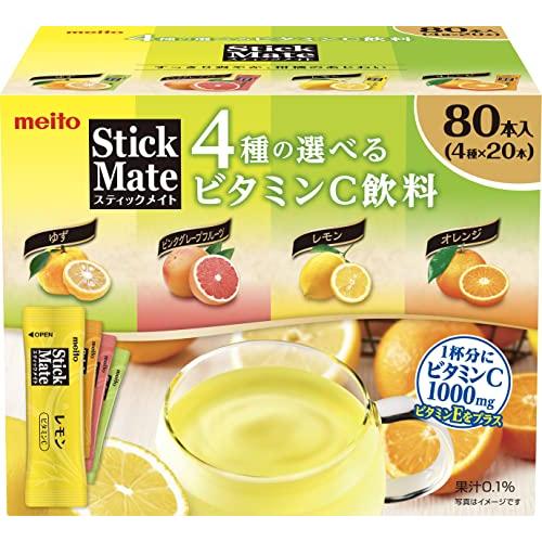 名糖産業 スティックメイト ビタミンCアソート 80P : FREE-Store