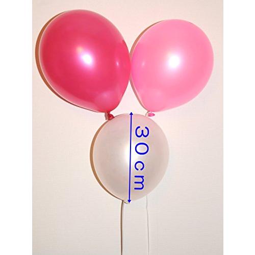風船 ホワイト〜ピンク 40個 30cm 披露宴 パーティー お祝い イベント 装飾 演出 バルーン｜free-store78｜02