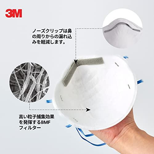 スリーエム(3M) 3M 使い捨て式防じんマスク 8205-DS2 20枚入り 国家検定合格品｜free-store78｜03