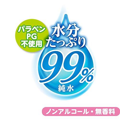 赤ちゃんのおしりふき 水分たっぷり 99%純水 80枚×12パック (960枚)｜free-store78｜06