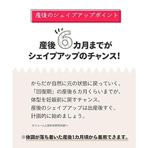 ワコールマタニティ  ゆるみがちな骨盤をサポート 産後用ガードル  SUHADA 肌リフト産後  らくちんシェイプ たるみ引き上げ ロング丈｜free-store78｜06