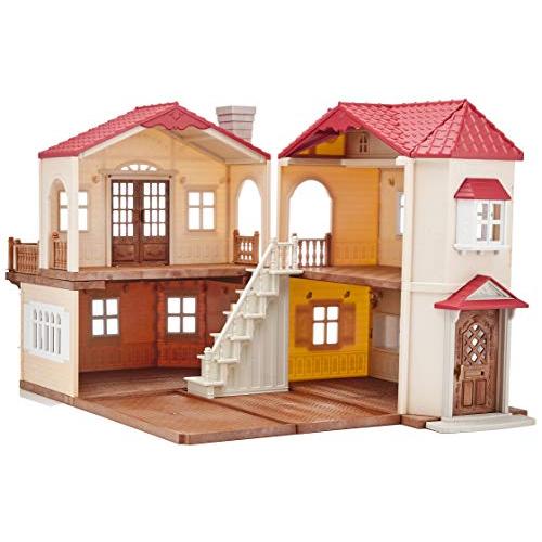 シルバニアファミリー - 【値下げ】シルバニア 赤い屋根の大きなお家＋スターターセット① シルバニアファミリー お家 赤い屋根の大きなお家 ハ-48 : FREE