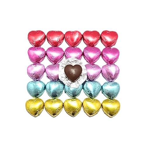 ハートチョコレート個包装 2.5g×100個カラフル包み バレンタイン